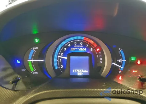 2010 Honda Insight Ex z USA, uszkodzony, nr VIN JHMZE2H70AS000381